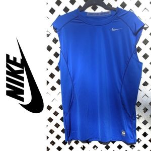 Nike Dri Fit Pro Combat Cut Off Shirt